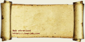 Jana Dakić vizit kartica